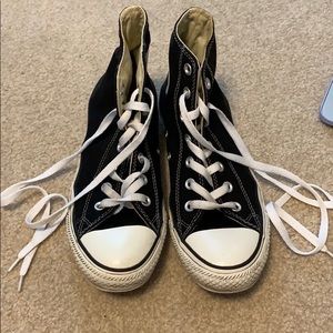 Womens hightop black converse